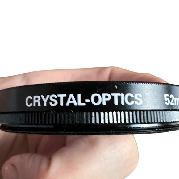 Crystal optics 52mm C-P.L Screw In Filter Made in Japan Pre-owned - Picture 4 of 6
